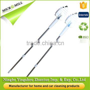 Multifunction Soft Bristle Plastic Floor Bathroom Cleaning Brush With Telescopic Handle photo-6