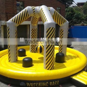 wrecking ball inflatable sports game