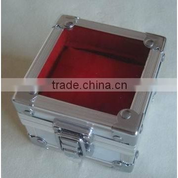 New steel watch case,watch case tool,aluminum tin watch box