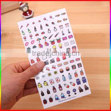 Clear Removable Children Die Cutted Vinyl PVC Sticker