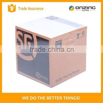 Promotional Logo Printing on Sheets and Sides Cube Notepad Stationery photo-2