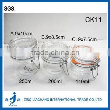 High quality glass containers for honey