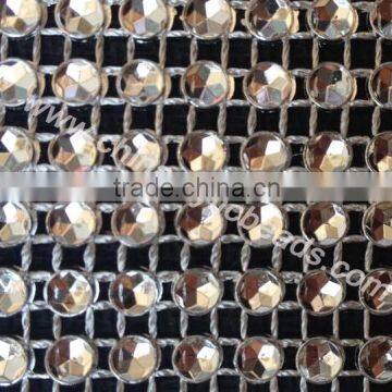 Silver Diamond Wrap Rolls Mesh for Floral Wedding Decoration 24row 10 Yard
