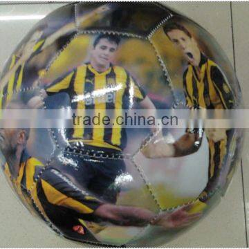 custom full print photo soccer ball/football for promotion