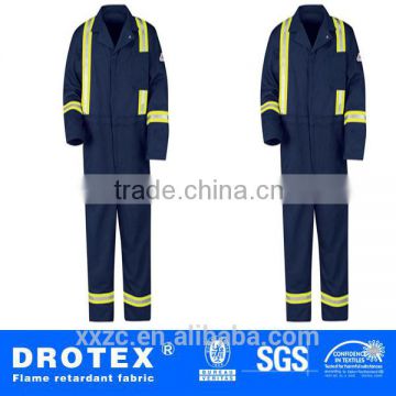 100% cotton flame retardant and anti-static fabric for garments coverall safety clothing