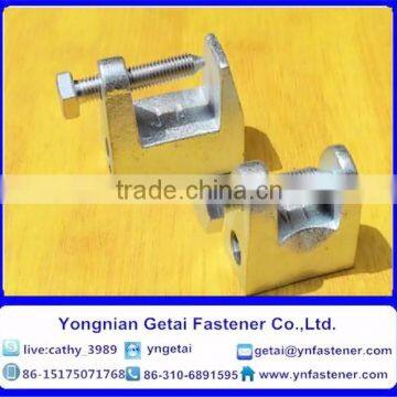 Malleable iron beam clamp zinc plated with high quality from 18 to 45mm