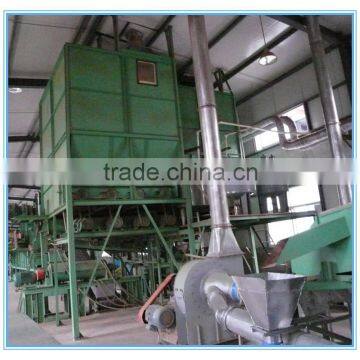 Particle board making line machine