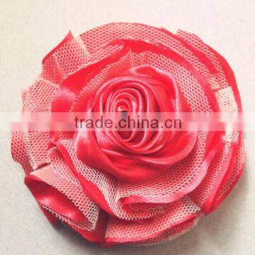 satin ribbon handmade flowers