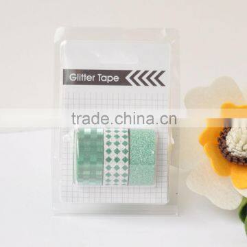 3pk Glitter Tape in Blister Package photo-3