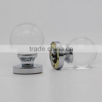 round style zinc crystal pulls for shower door