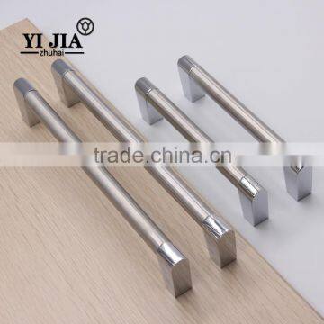 Sliding cabinet door stainless steel pull handles