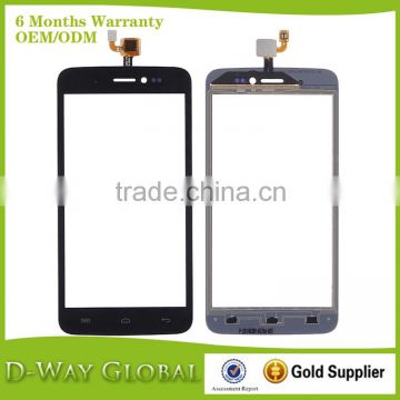 Test one by one touch panel for wiko lenny touch screen digitizer with front glass lens spare parts