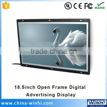 18.5 inch 1080P Open Frame Remote Control lcd screen menu boards digital frame