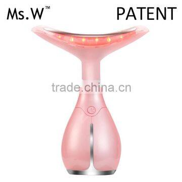 Beauty Care Anti-Wrinkle Device Vibration Head Massage Light Tense Therapy Manual Neck Massager