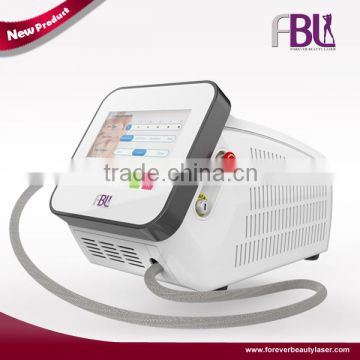 808nm diode laser and fractional RF machine for hair removal and skin rejuvenation