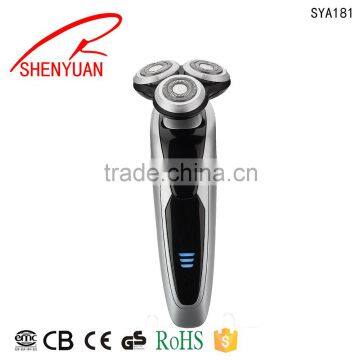 electric rechargeable 3 heads Men Shaver with washable design