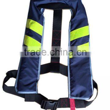 150N adult good quality solas Stream-line series PFD EC ISO12402 approved inflatable life jacket life vest