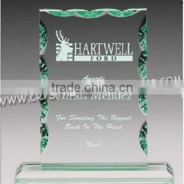 New Arrival Cheap Jade Glass Trophy Case