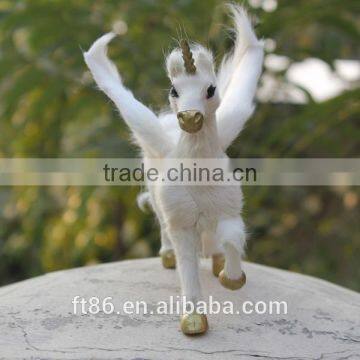 animated toy miniature fairy garden wings plush horse