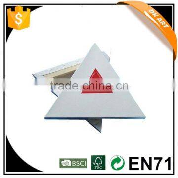 Professional manufacture,Triangular Stretched canvas,OEM label,wholesale stretched canvas