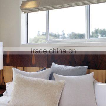 Powder coating aluminum sliding window, single clear glass