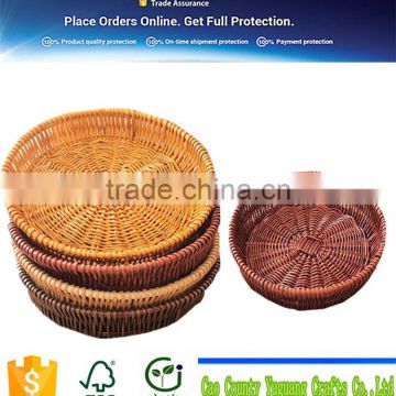 custom family food willow storage fruit willow basket