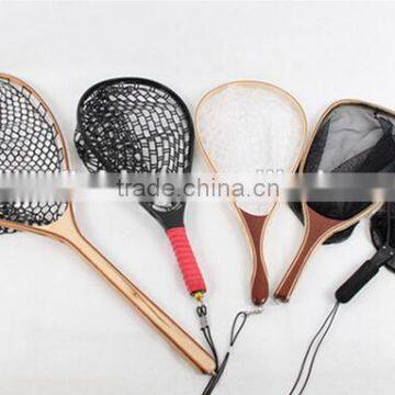 Wooden Fly Fishing Tackle, Fishing Landing Net