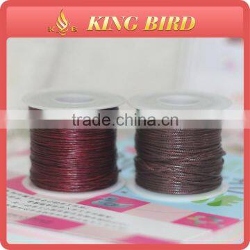 Cotton wax cord rope korea design wax cord waxed thread for leather craft repair
