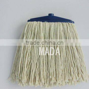 Easy clean plastic mop cut end head