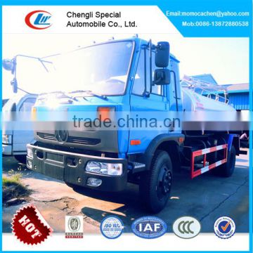 Dongfeng fecal suction truck 10000 Liters fecal suction tanker truck waster water suction truck for sale