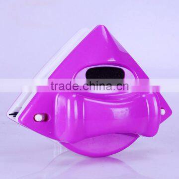 Non-toxic ABS plastic purple magnetic glass cleaner