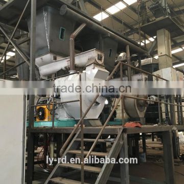 wood pellet line installed in factory