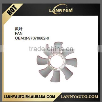 Japanese cars 700p truck fan 8-97078662-0 8970786620