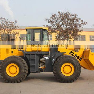 Heavy construction machine front end loader with 3.5m3 bucket capacity Qingzhou loader ZL968