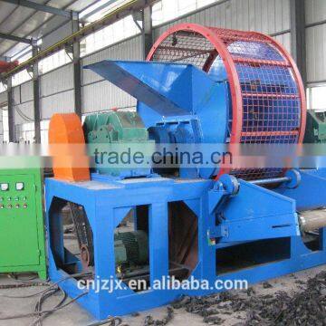 Advanced continuous tire shredder waste tyres recycling machine