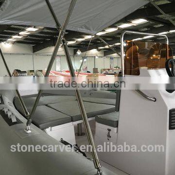 RILAXY High Speed Yacht Boat for Sale, Low Price 24' Luxury RIB Boat With Orca Hypalon Tube RIB 730, Mini Yacht Made in China photo-3