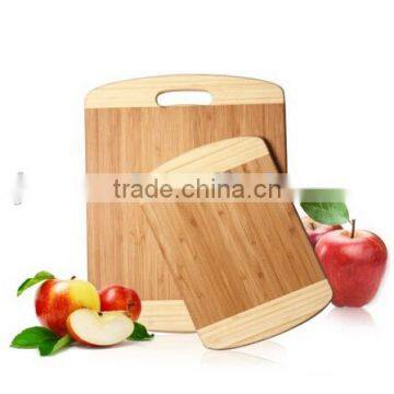 100% Natural Bamboo Chopping Cutting Board 2-Piece Set