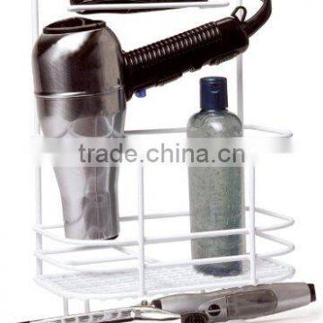 PE Coating White Hair Care Rack For Hair Drier and Hair Products photo-4