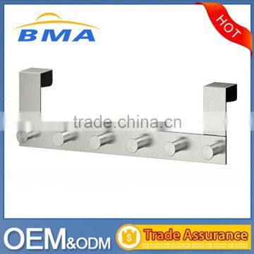 2016 Polish Stainless Steel 4 Heads Over Door Hanger photo-2