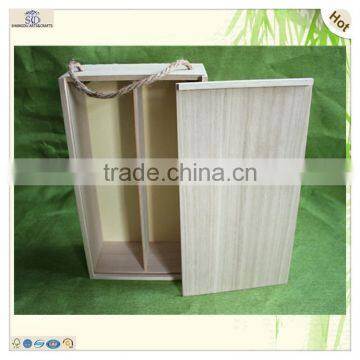 Оптовая продажа самых новых деревянных винных коробок с скользящей крышкой и современной упаковкой photo-4