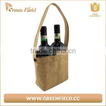 Cheap Custom Party Kraft Paper Wine Partner Gift Bag photo-3