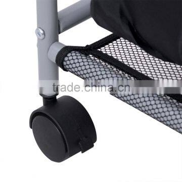 4 Compartments Chrome Laundry Sorter With Wheel photo-6