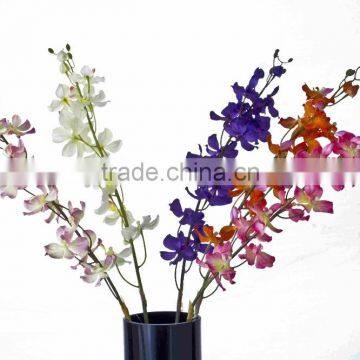 SJ13001210 artificial fabric orchid flowers for wedding decoration