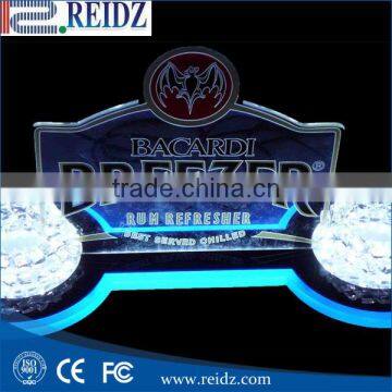 Top selling elegant led bar cheap acrylic bottle display