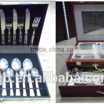 100% High Quality Low Price 24pcs Stainless Steel Cutlery Set photo-2
