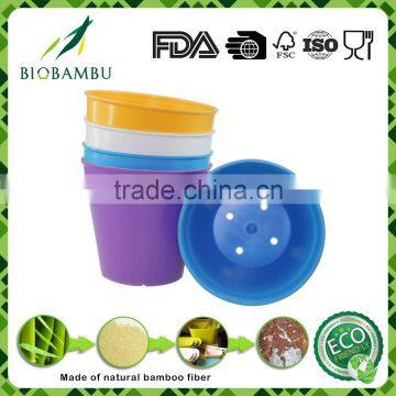 High standard welcome best sale Bamboo Fiber Eco Flower Pot