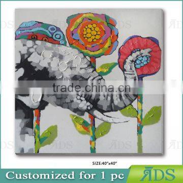 Wall Decor Abstract Elephant Painting photo-2