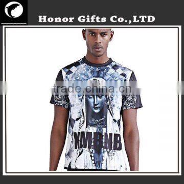 Fashionable Short Sleeves Cotton High Quality Custom Printed T Shirt