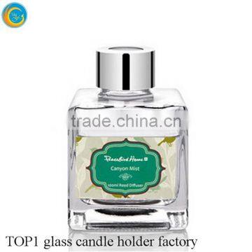 150ml Rattan Stickers Aroma Reed Diffuser Bottle With Wood Stopper photo-4