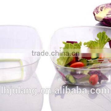 Useful Plastic Salad Bowl With Forks for Kitchen / Plastic Big Salad Bowl With Forks Set photo-3
